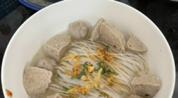 Bò viên người hoa tem đỏ cao cấp