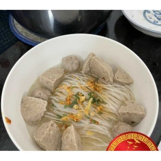 Bò viên người hoa tem đỏ cao cấp